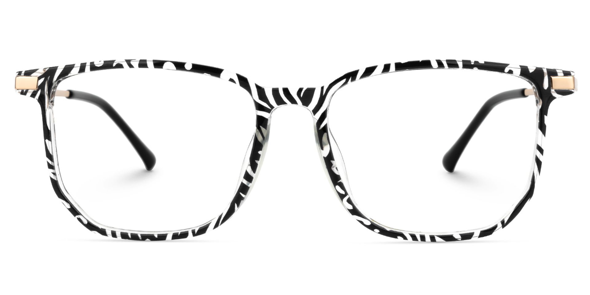 Fezell Black Thin Frame Eyeglasses | ZEELOOL UK0