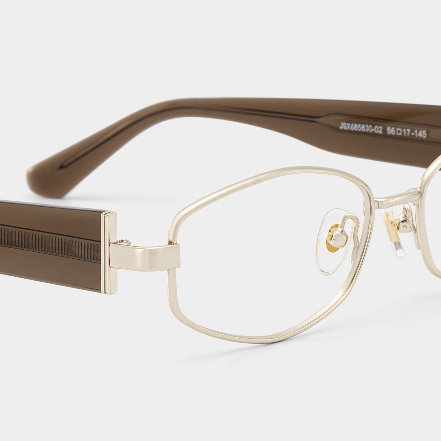 Dakota Cinnamon Rectangle Glasses for the Female | ZEELOOL5