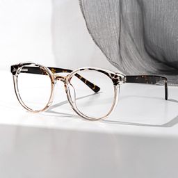 Jumesha Round Beige Glasses4