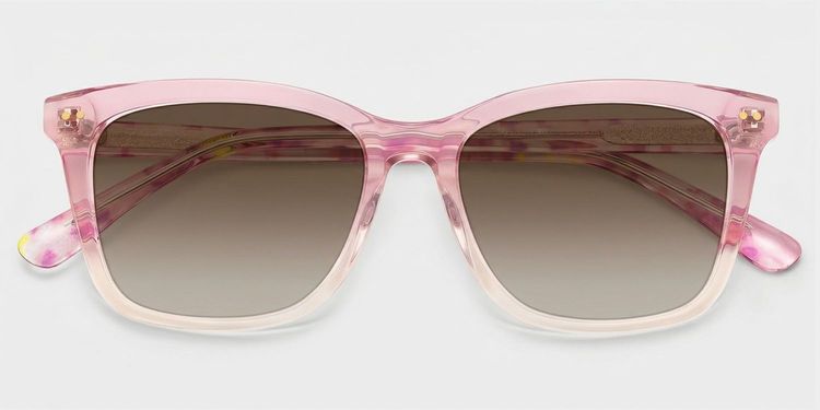 Layla Pink Square Glasses