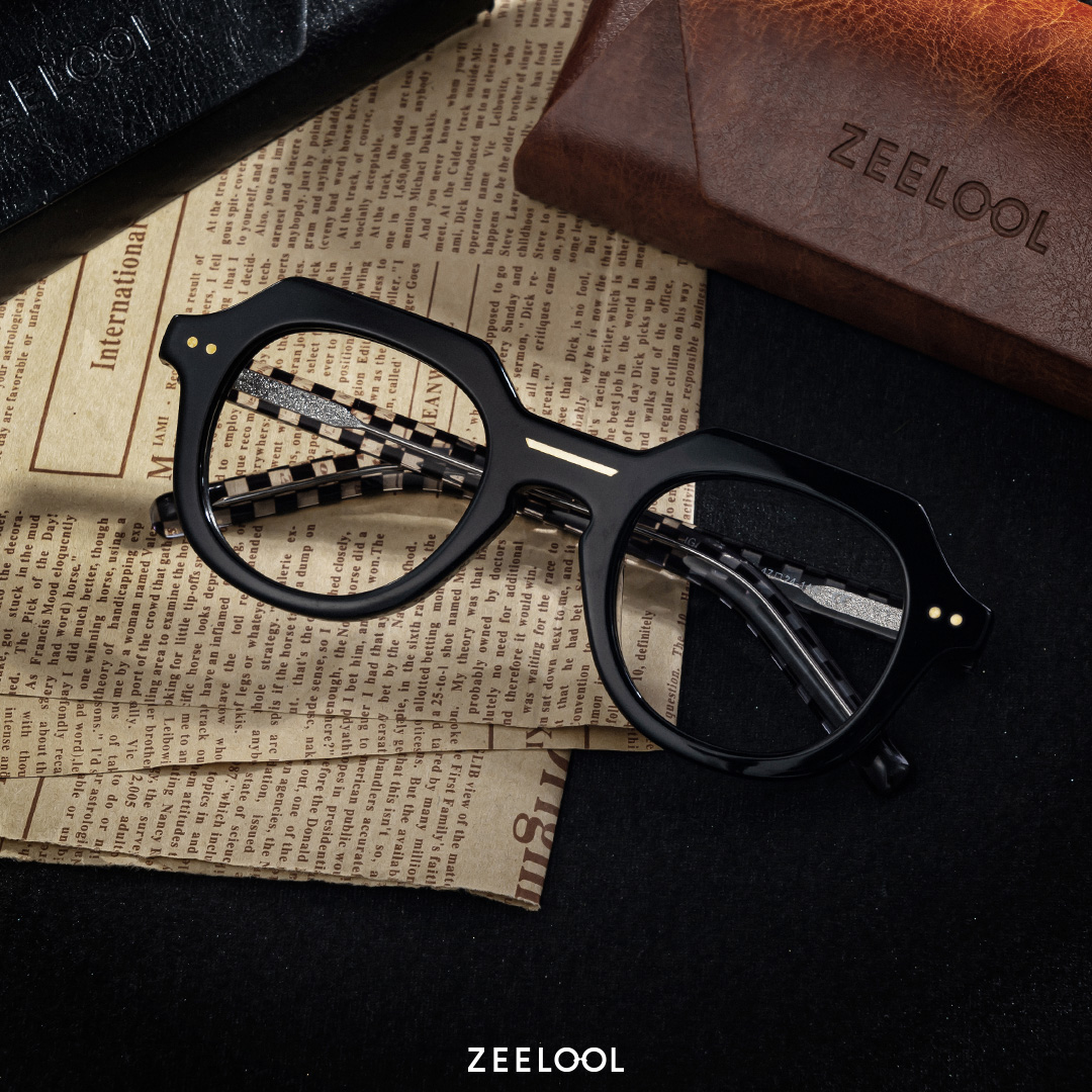 Black Geometric Eyewear - Jameica on Sale | ZEELOOL UK4