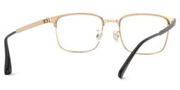 Charleston Browline Gold Glasses5