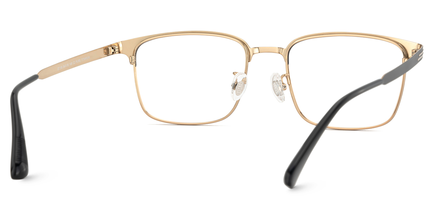 Charleston Browline Gold Glasses5