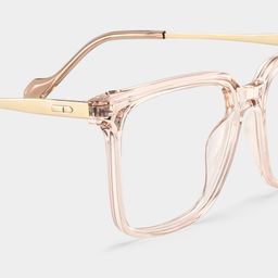 Zeyna Square Beige Glasses5