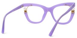 Pearl Purple Cat eye Glasses5