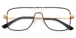 Bowdry Aviator Black Glasses2