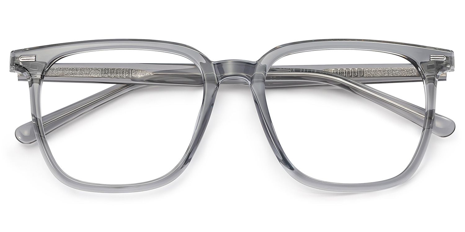 Square Grey Eyeglasses Jude TR-90 Frame Glasses2