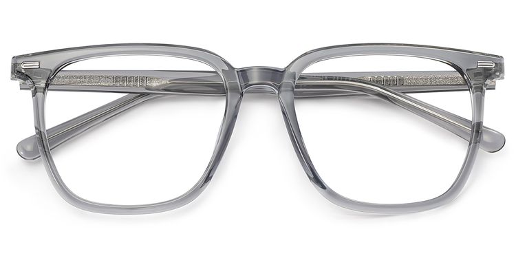 Jude Grey Square Glasses