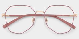 Bivins Geometric Pink Glasses3