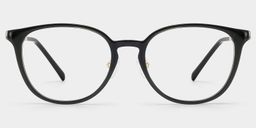 Amanda Rectangle Black Glasses1