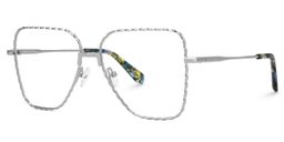 Alisandra Silver Aviator Glasses1