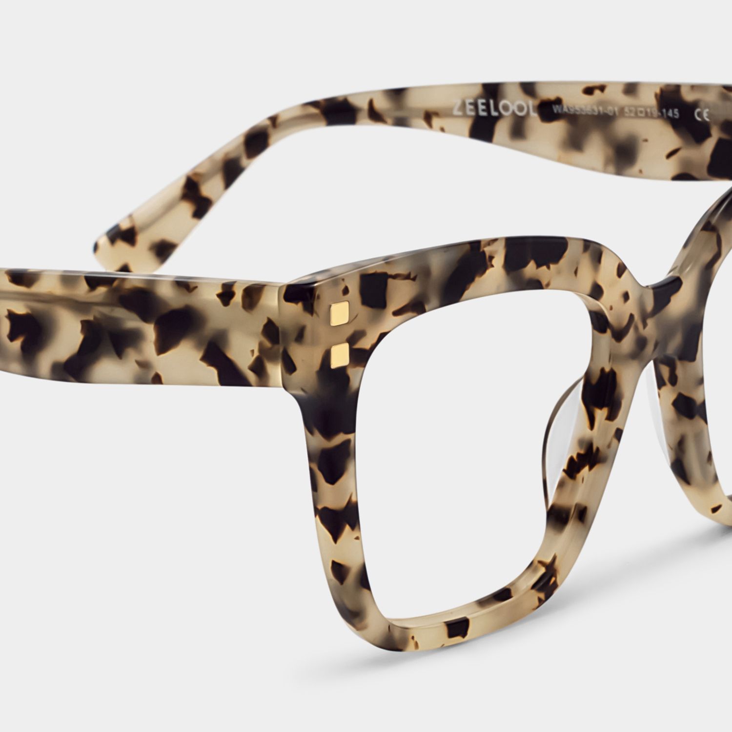 Minguela Square Brown-Tortoise Glasses | ZEELOOL UK4