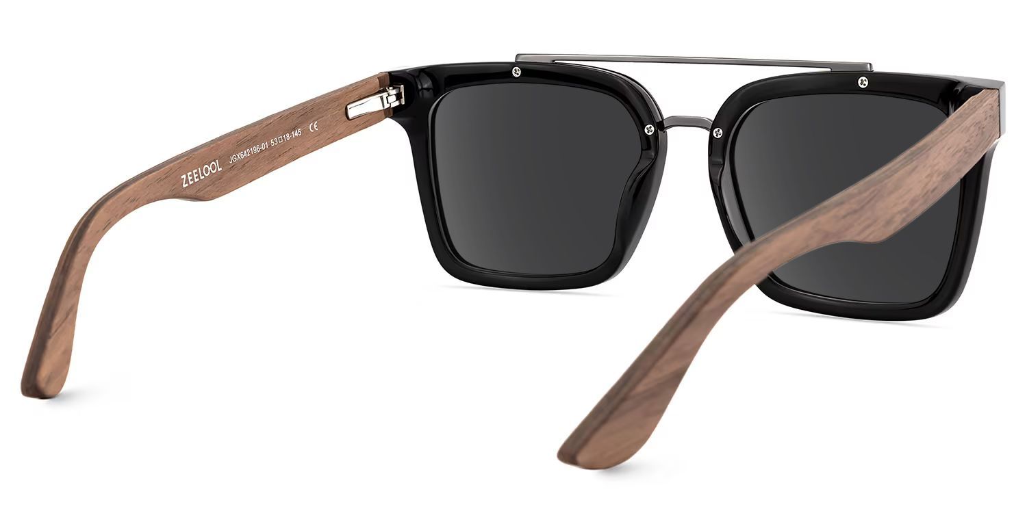Men's Aviator Eyeglasses Frames With Black Clear Color4