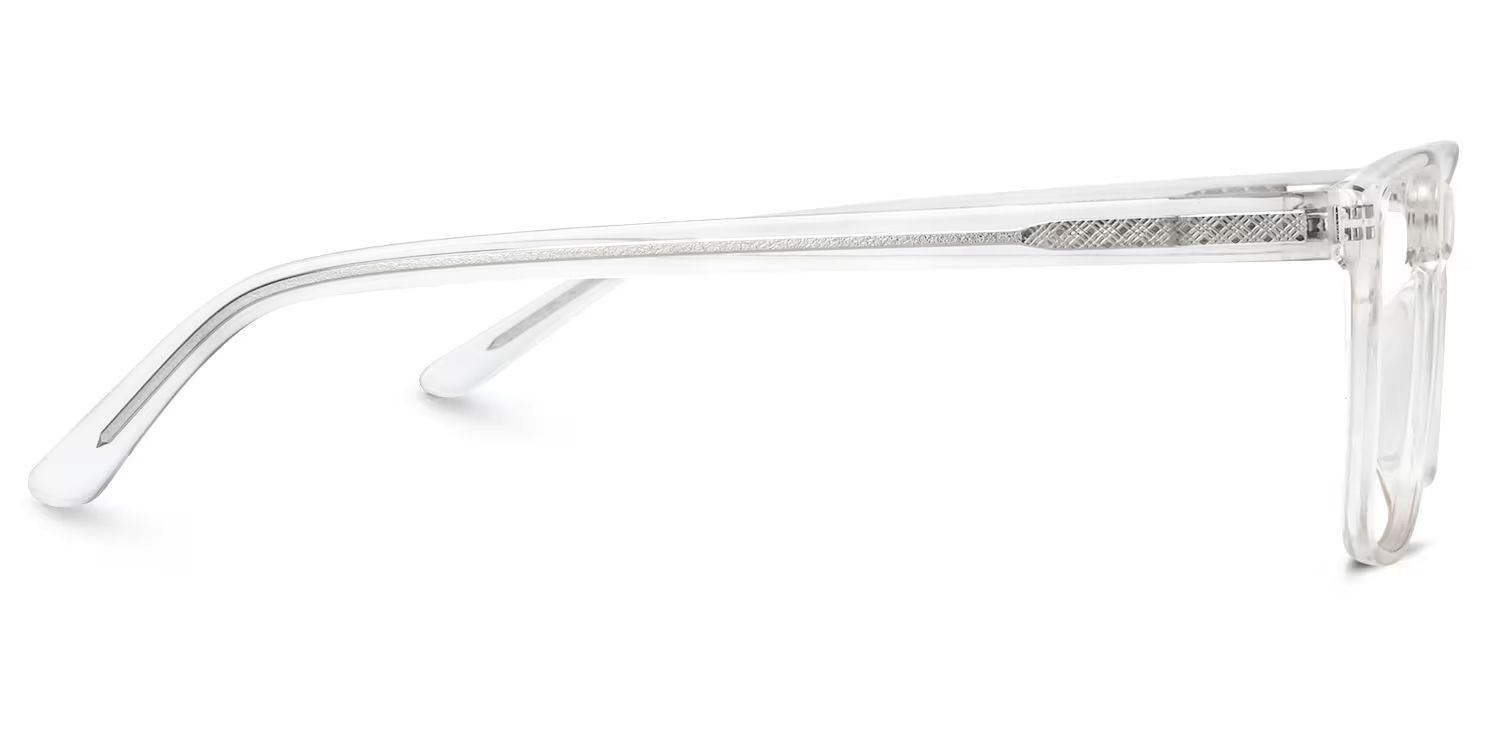 Rectangle Clear Glasses | ZEELOOL UK3