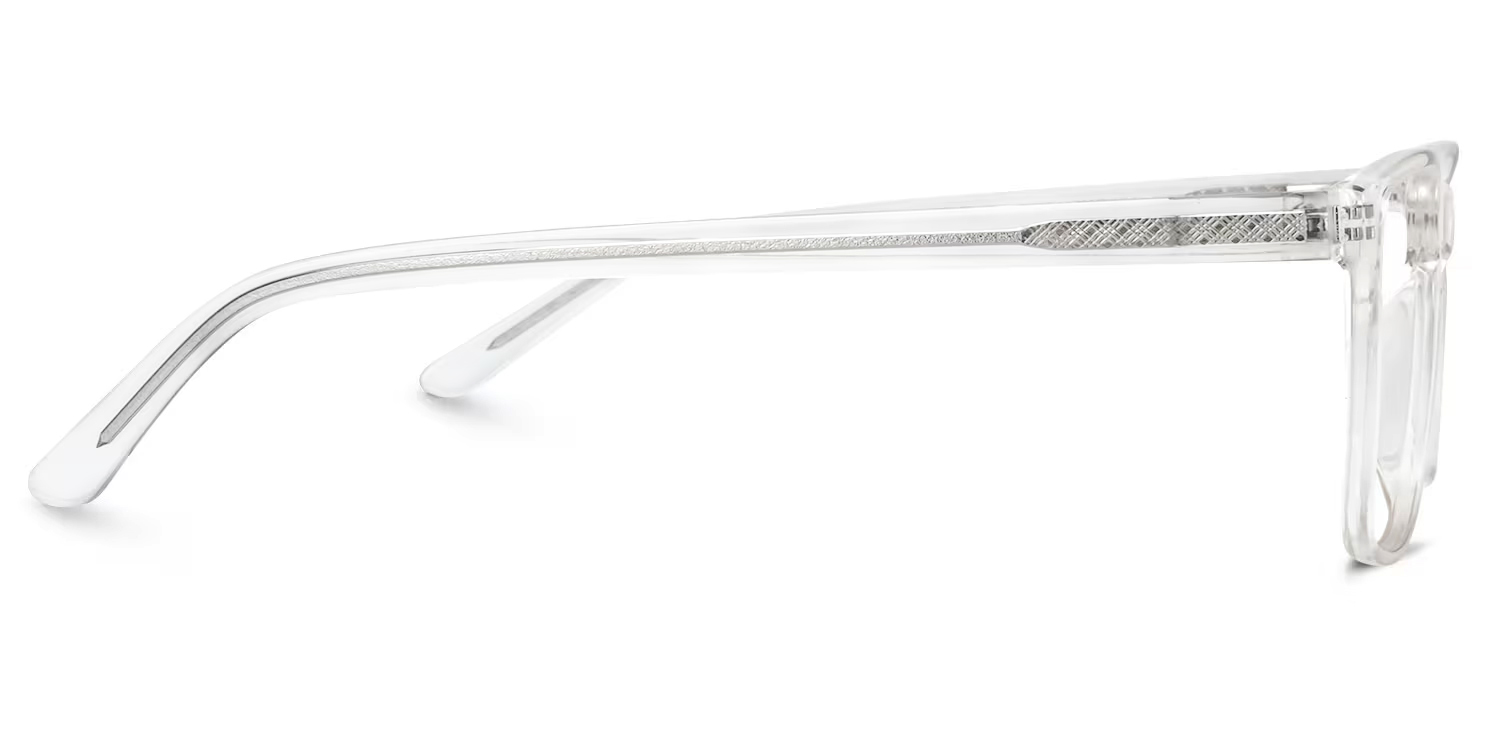 Connie Rectangle Clear Glasses3