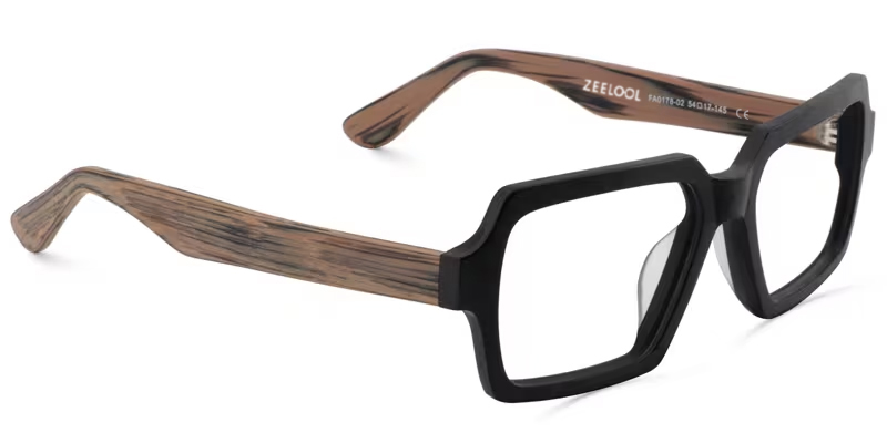 Arthur Geometric Black Glasses4