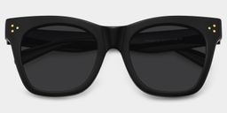 Gordon Rectangle Black Glasses1