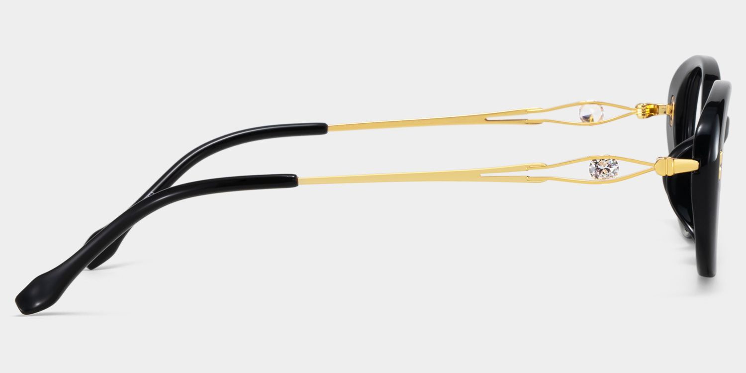 Blaire Black Frame Glasses with Oval Frame Online | ZEELOOL6
