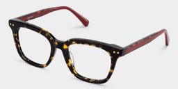Angela Tortoise Rectangle Glasses2