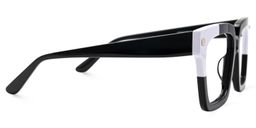 Glendalis Square Black Glasses2