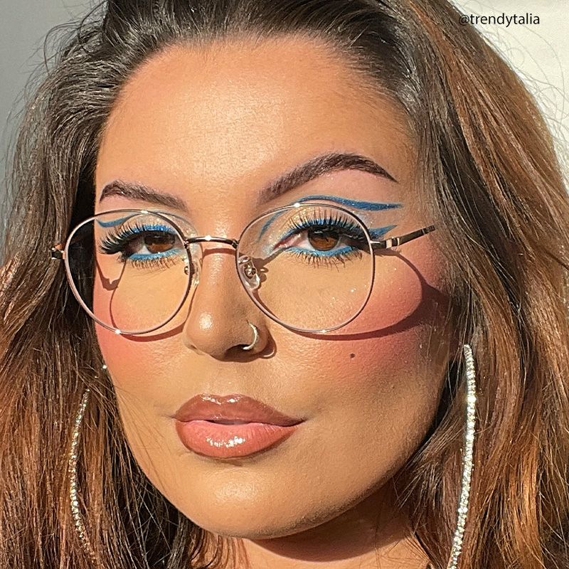 Blue-Light Blocking Ringstaff Eyeglasses, Ringstaff Rose-Gold Glasses -Zeelool4