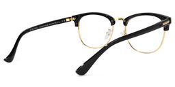 Lasha Browline Black Glasses3