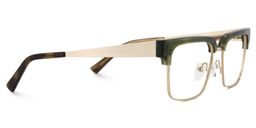 Gerena Browline Green Glasses4