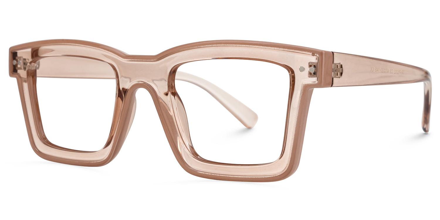 Square Kristan Brown Glasses for sale -Zeelool Glasses1