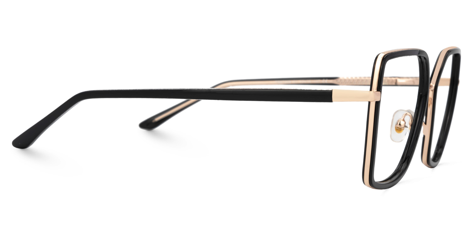 Black Square Frame Glasses - Jill on Sale | ZEELOOL UK2