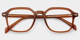 Josh Rectangle Brown Glasses2