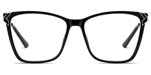Tricee Square Black Glasses