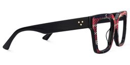 Juliane Rectangle Red Blue Glasses3