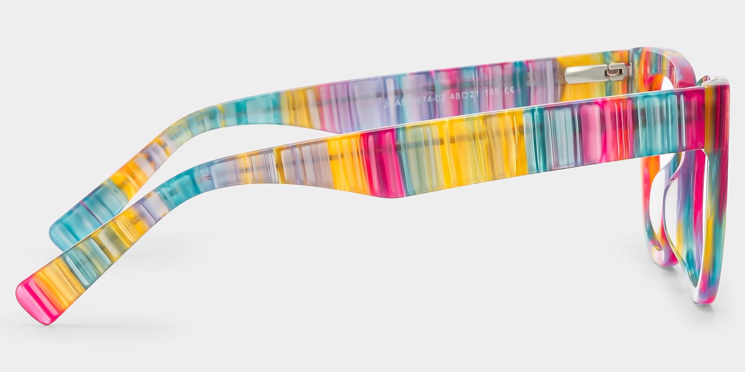 Nereyda Candy Color Eyeglasses Skittles | ZEELOOL UK3