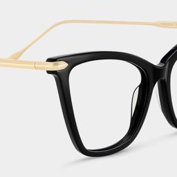 Hilary Butterfly Black Glasses4