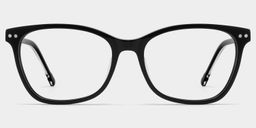 Marigold Rectangle Black Glasses0