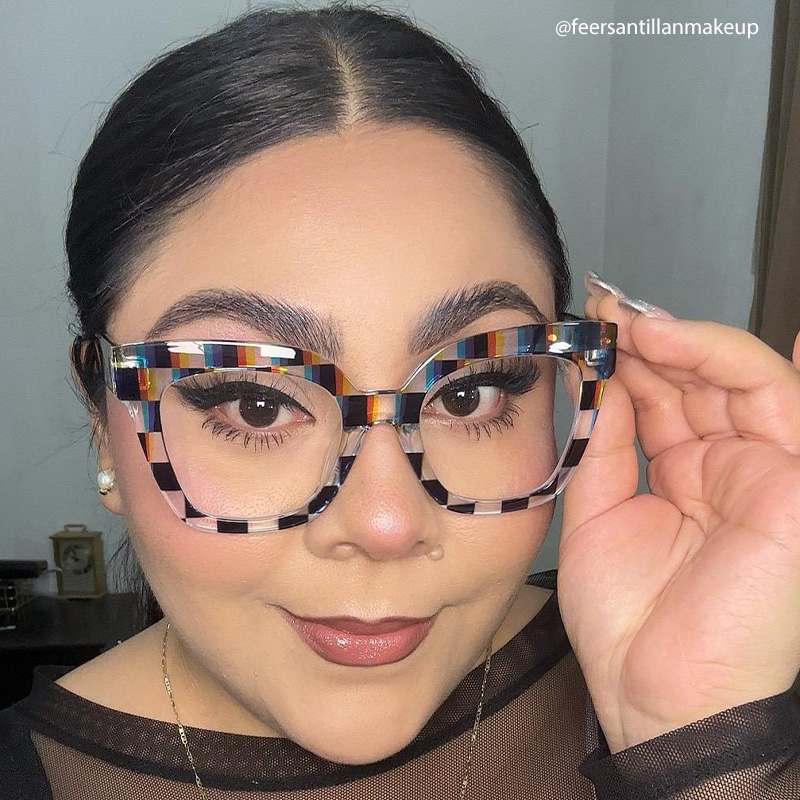 Malcolm Square Multicolor Geek Chic Glasses5