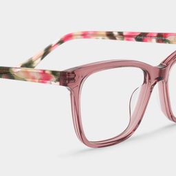 Faith Pink Rectangle Glasses5
