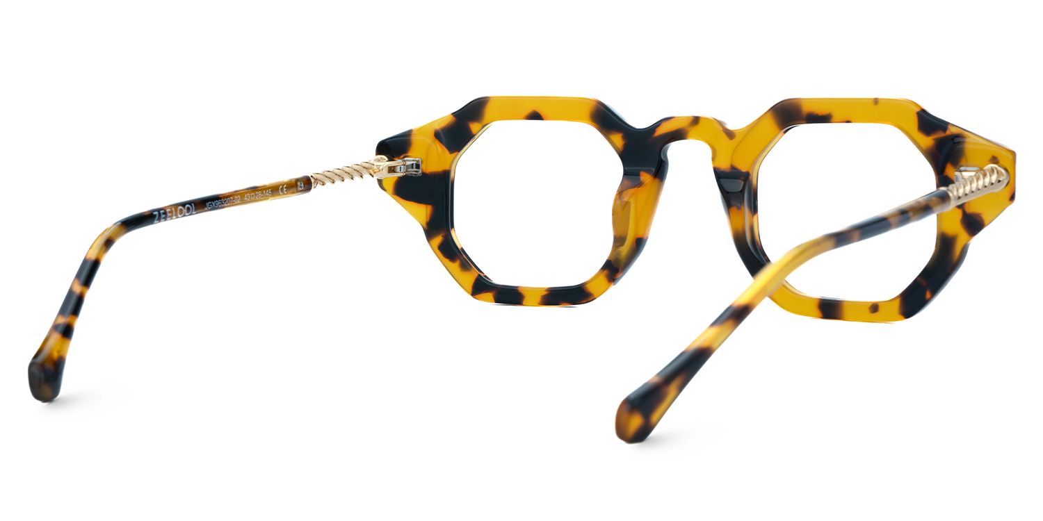 Buy Tortoise Hexagon Shape Spectacles Online | ZEELOOL UK3