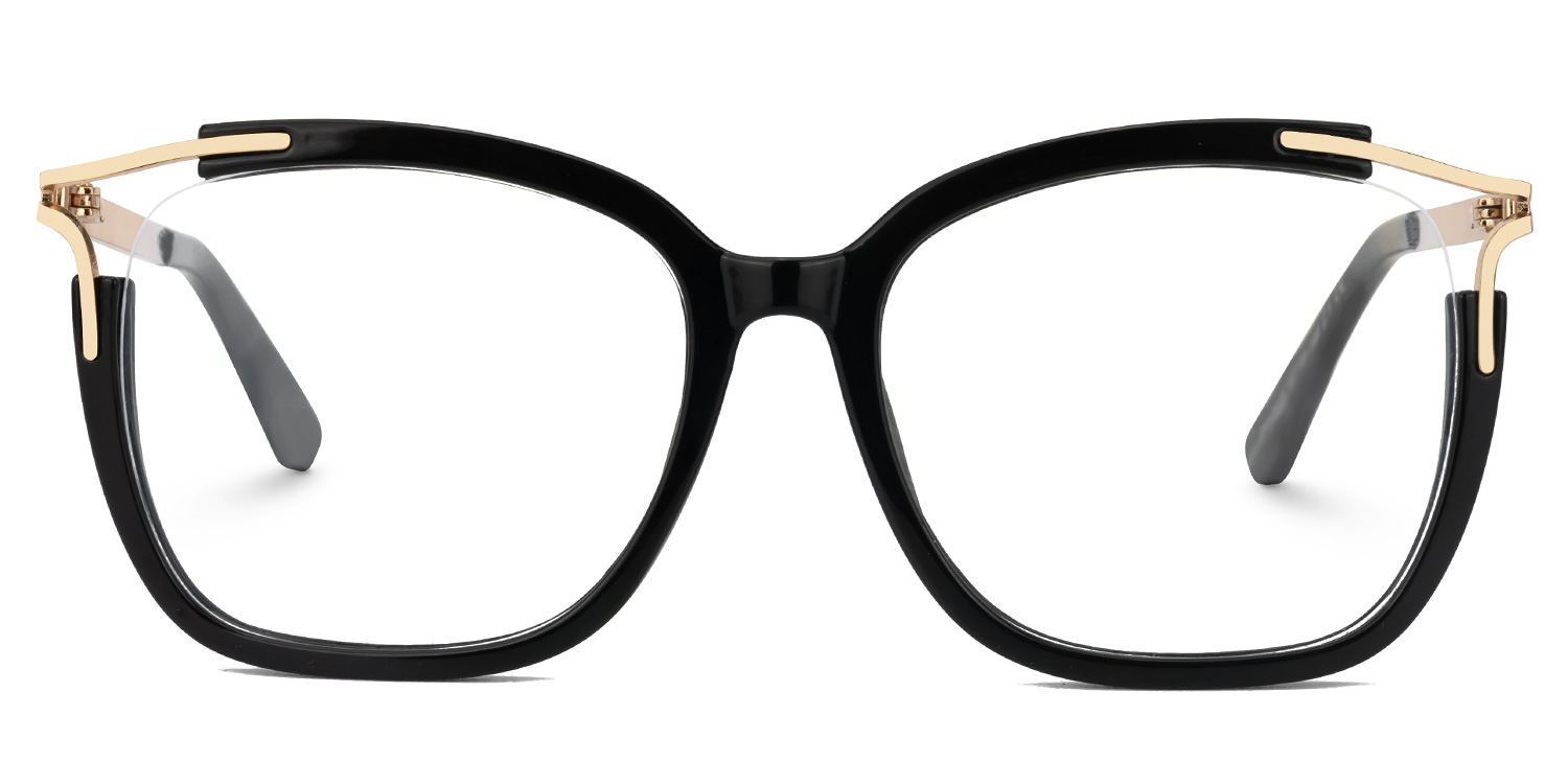 Spring hinges Sidibe Eyeglasses, Sidibe Black Glasses -Zeelool0