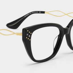 Alma Butterfly Black Glasses5