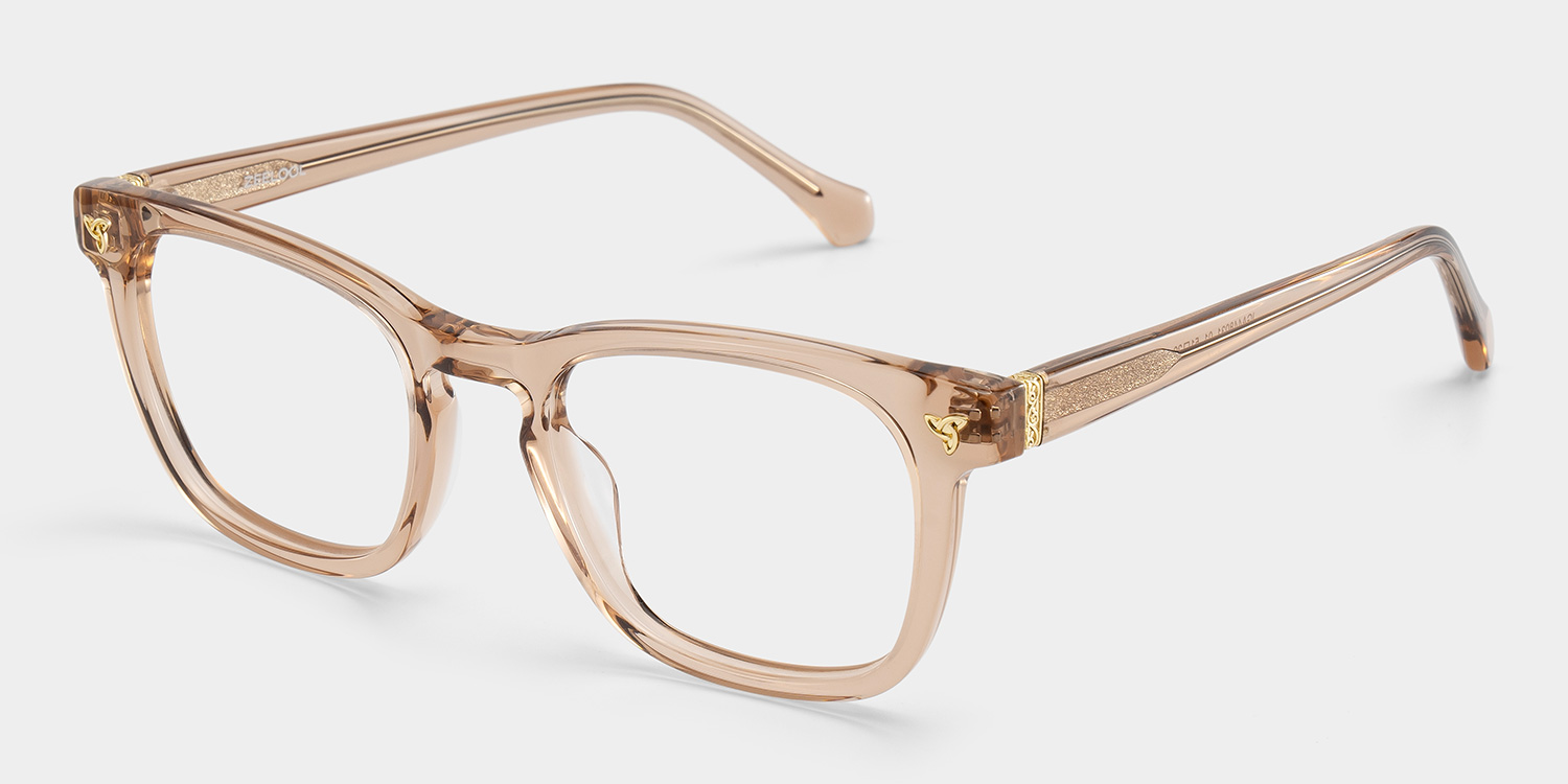 Heather Brown Frame Glasses with Square Frame Online | ZEELOOL3