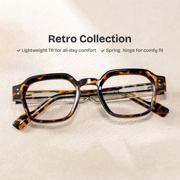 Joy Tortoise Geometric Glasses0