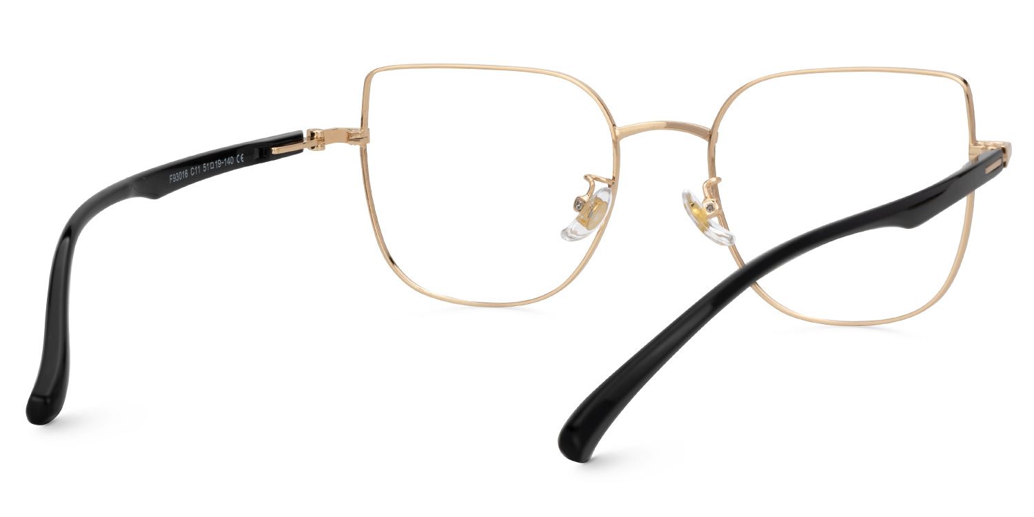 Linda Eyeglasses in Black Cateye Design | ZEELOOL UK3