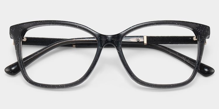Finnian Square Black Glasses