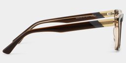 Henry Brown Rectangle Glasses3