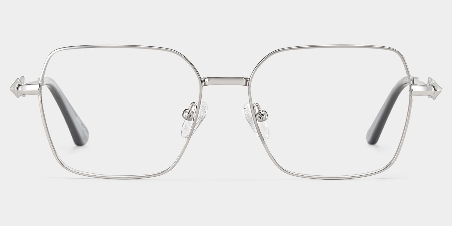 Kayla metal geometric glasses Frame Glasses Online | ZEELOOL0