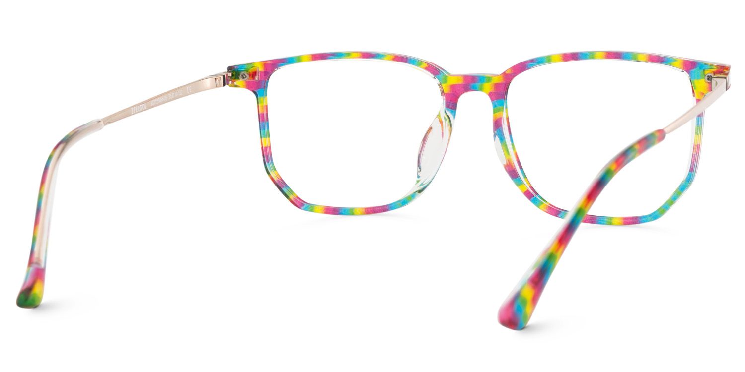 Fezell Multicolor Thin Frame Eyeglasses | ZEELOOL UK5