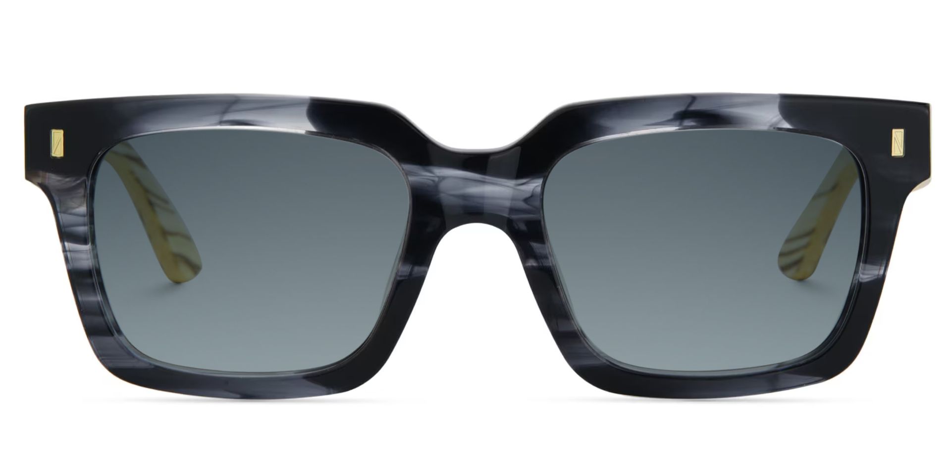 Smoke Grey Glasses With Wood Temples0