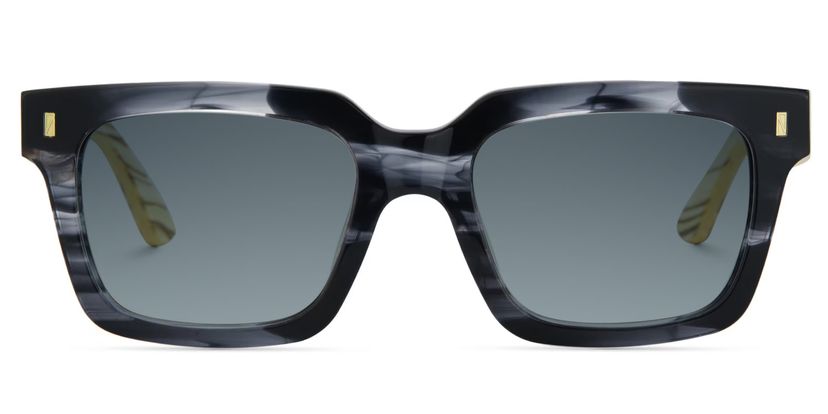Rangel Rectangle Gray Sunglasses