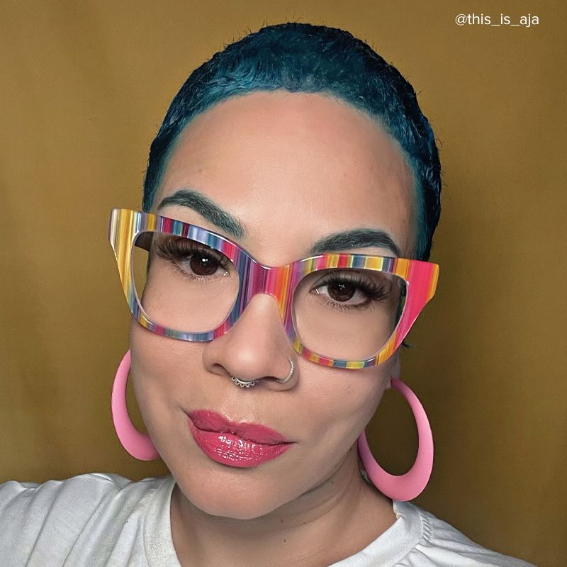 Nereyda Candy Color Eyeglasses Skittles | ZEELOOL UK11